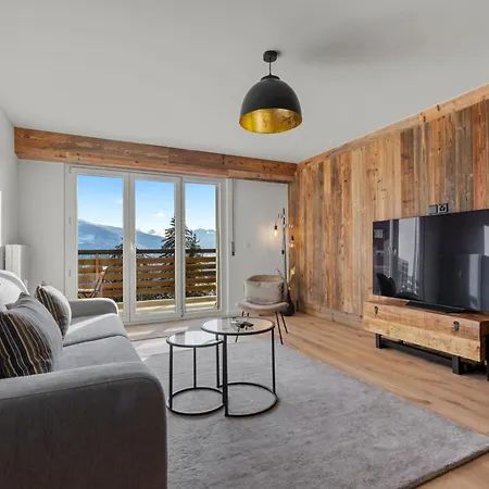 Fraichement Renove A Crans-montana, Vue Imprenable